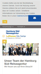 Mobile Screenshot of hamburgsued-reiseagentur.de